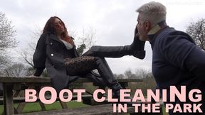 LADY SCARLET - BOOT CLEANING IN THE PARK mobile