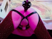 Long Black Anal Dildo Fucks Me Makes Me Squirt!!!