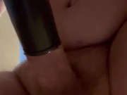 Vacuuming my cock till I cum