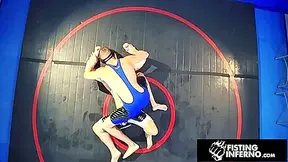 Hunk Wrestler Pinned N Facefucked With Devin Franco And Shane Cook