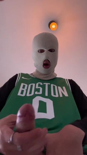 Basketball Player Deepthroats Dildo