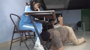 Pantene Goddess stomps and humiliates, stomping on a cock!