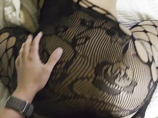 Ebony gf booty bang