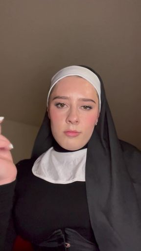 POV: Sexy Nun Puts You on Your Knees