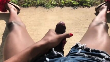 Homemade black tranny outdoor transporner net