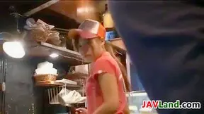 Sexy Young Waitress in Japan Seeks Pleasure