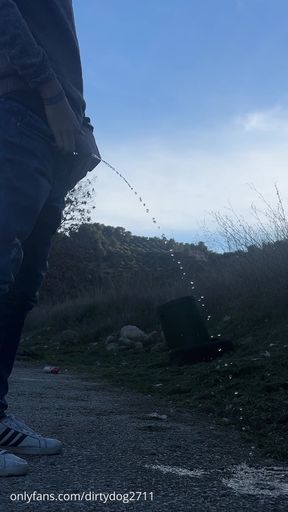 Epic moment from "piss compilation. Twink thick cock pissing on parking, shower, public wc, beach, street..."