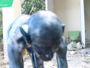 Dark Monster Alien Cosplay / Bodypaint / Naked Body Art #1
