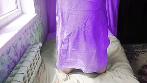 BLONDE BEAUTY FEMBOY HOME ALONE IN HER SEXY ROOM
