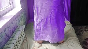 BLONDE BEAUTY FEMBOY HOME ALONE IN HER SEXY ROOM