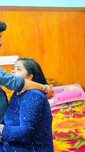 A indian house wife impressd a big penis boy with her big boobs..(Boro boro dudu)   Clip 1