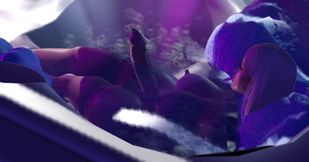 POV Relaxing Time with a Huge Futa Cock destroying your tight hole