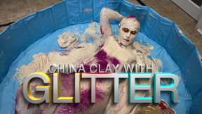 Clay and Glitter Wet and Messy Girl (4K)