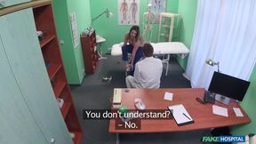 Big Boobs from UK visits a Czech Hospital and Fucks the Doctor - Fake Hospital