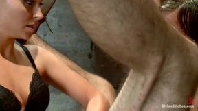 Mistress loves punishing wild man