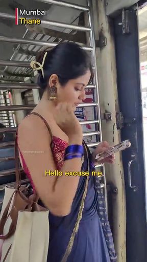 Amateur Indian girl in a saree gives a solo ride to her black cock