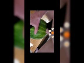 High on ecstasy fucking watermelon