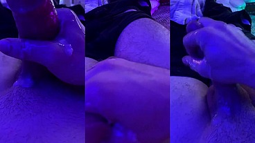 Cumming hard