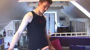 Huge Cock Derek Jacks Off