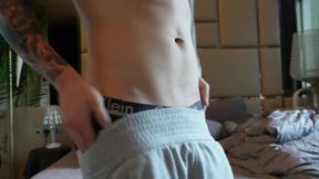 Titus Low Shows off His Ass and Jerks off