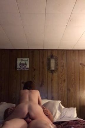 Mature Hot Wife love’s riding and soaking her young bull while I film and stroke myself