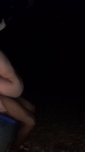 hottie took gifted guy to fuck in the woods   Clip 2