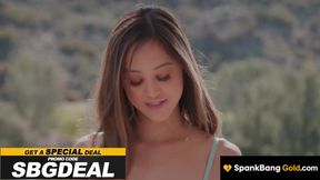 SPANKBANG GOLD - Horny Asian Babe Fucked Hard by Big Cock