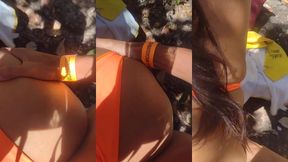 eu nao pude resistir! guia do penis grande me come deliciosamente na cachoeira no meio da natureza / i couldn t resist! big penis guide eats me deliciously at the waterfall in the middle of nature