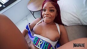 Hard Pov Fuck For Juicy Ebony With Brett Geo, Kay Kay And Mike Skywalker