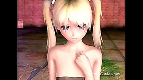 Tiny Hentai Babe Explores Pleasure with Big Tits Wild Fetish Play