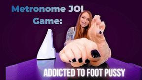 Metronome JOI Game: Addicted to Foot Pussy (MP4 1080p)