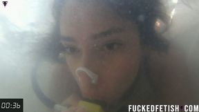 4K Sexy ass Charlot Kink bathtub scuba lola nose hook 793