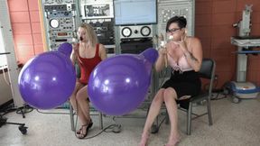 Irene and Paula Blow Q16 Balloons to Bursting (MP4 - 720p)