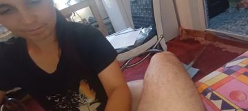 My Stepsister Sucks My Dick in the Morning and I Fill Her Mouth with Cum