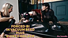 VIDEO COSTRETTO  IN VACUUM BED PLUS  RUINED ORGASM