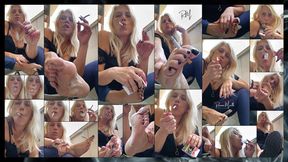 00238 # smoky training with my skilled feet