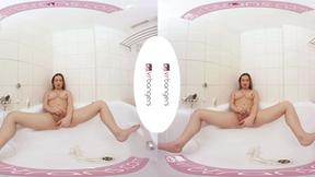 VRB TRANSGENDER Naughty Bianka masturbating while bathing