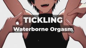 TICKLING - Midnight Pool Tease - Floating Together, Tickled Senseless, and Filled Under the City Lights