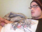 Did Not Mean To Cum on My Face! Lol. Accidental Self Facial, Powerful Cum!