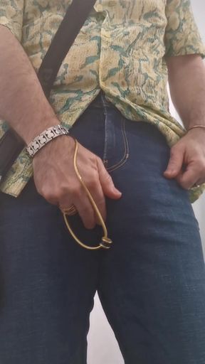 BIG BULGE INSIDE JEANS