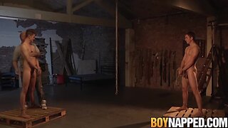 Maledom sebastian kane torments two teenager cocks and cock sucking