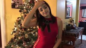 Husband and wife fuck just before Xmas Party