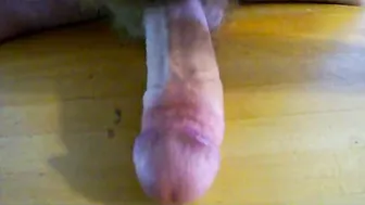 Daddy's Big Cock Grinding and Spurting in Amateur Solo Session
