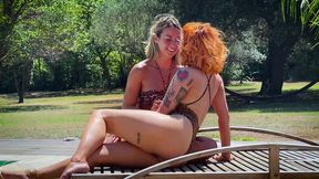 mes pieds dans la bouche de la rouquine little foxyy et du chaud emmanuel torquemada