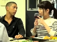 Amazing japanese teen threesomed