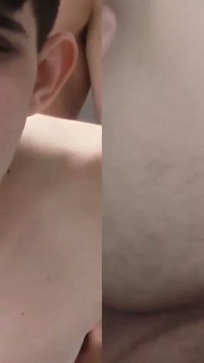 Thieving twink facialized after disciplinary bareback   Clip 2
