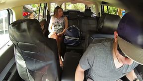 Lusty bimbo Jenna Ashley drilled in car in the afternoon