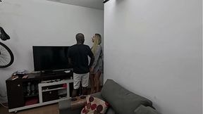 We couldn't take it anymore and we fucked on the street, then I took the whore to the slaughterhouse, she took it in her pussy and a lot of dick in her ass until I came inside without a condom