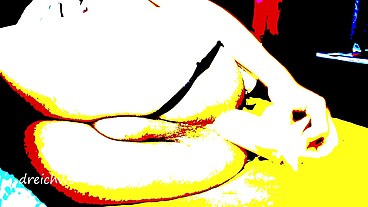 Opening my pussy pop effect