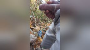 I Found Strange Used Condoms In Forest And Jerk With Them3